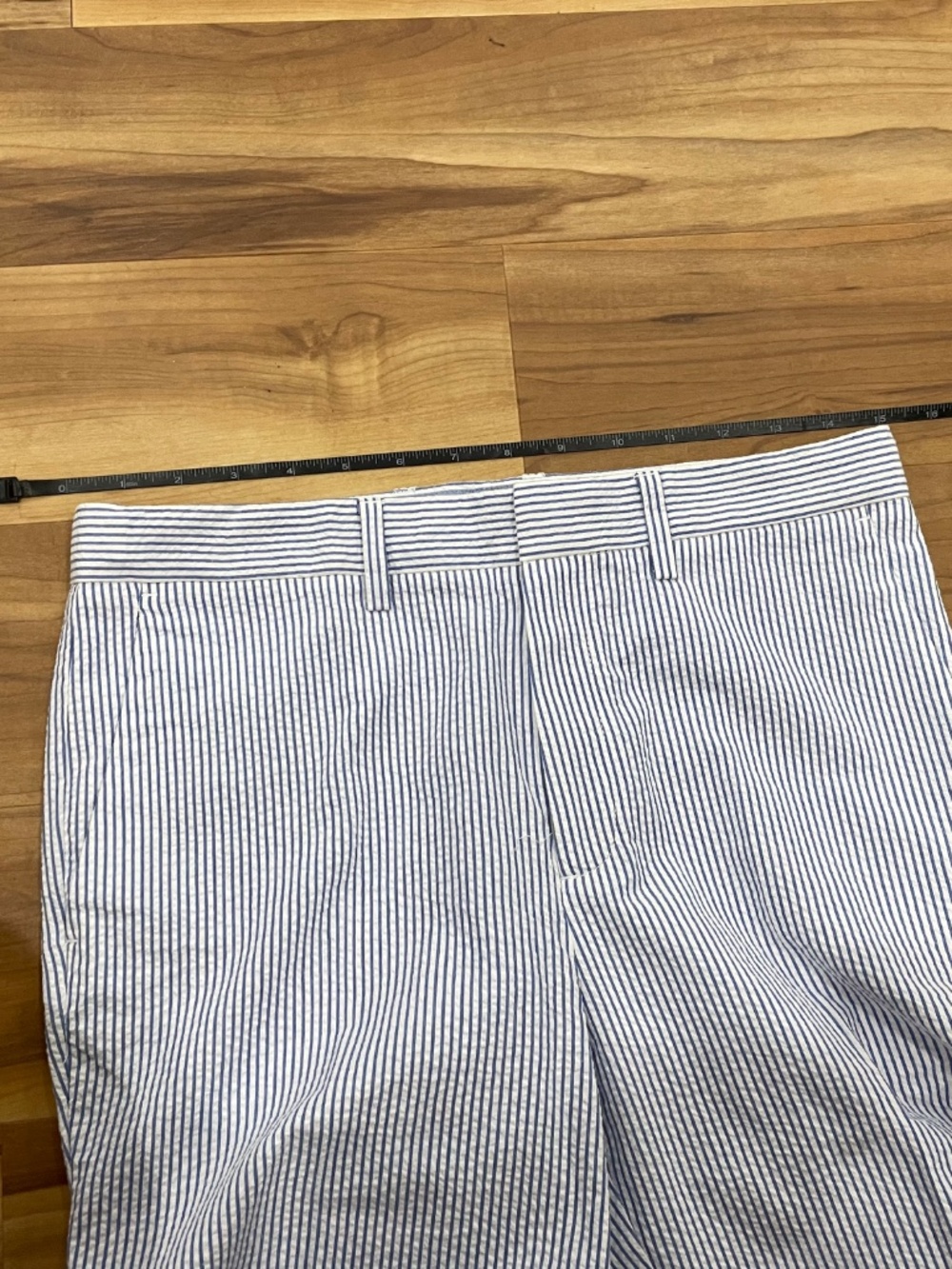 NWT Crewcuts J.Crew Boys Thompson Seersucker Striped Dress Pants Size 14 - Picture 6 of 7